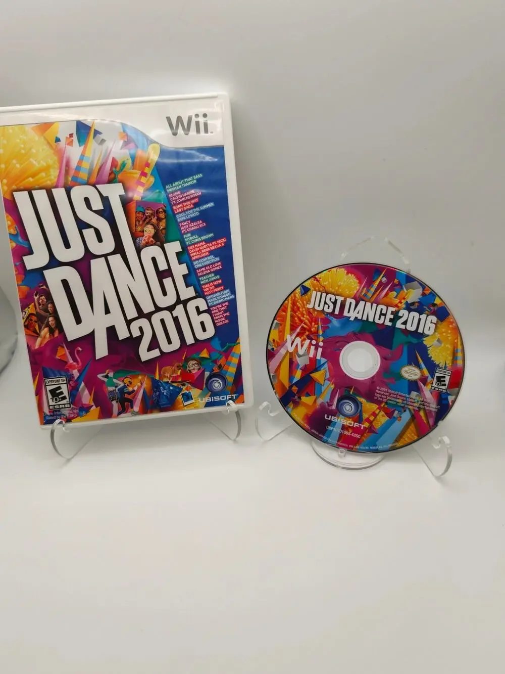 Just Dance 2016 (Nintendo Wii) case and disc Tested